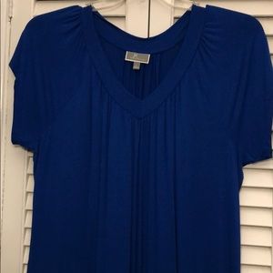 Royal Blue JM Collection Top